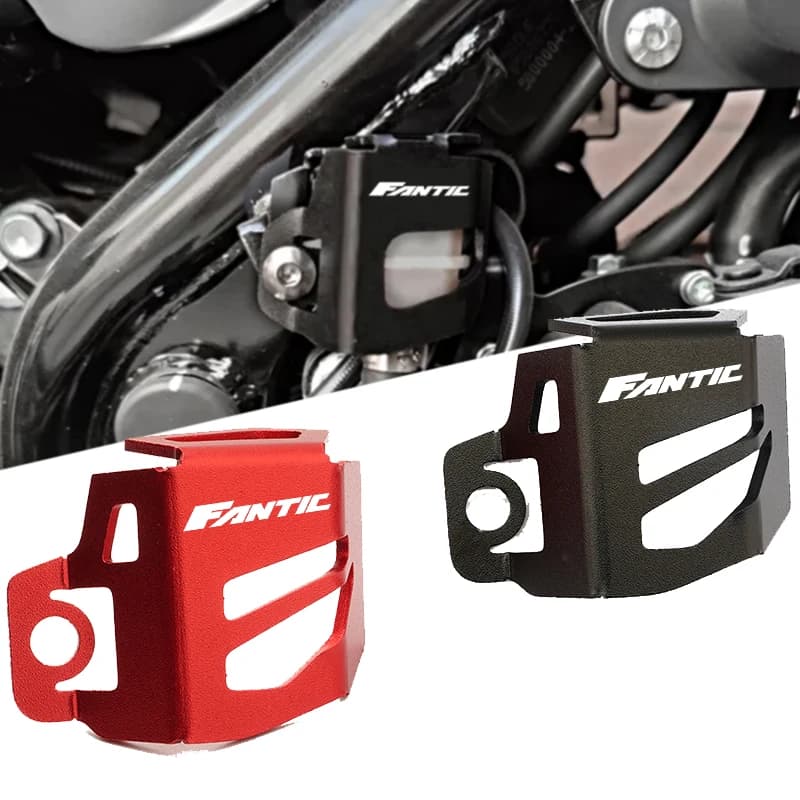 Moto Posteriore Serbatoio Liquido Freni Protezione Della Copertura Della Protezione Per FANTIC CABALLERO FLAT TRACK 125 250 500 RALLY/SCRAMBLER 500