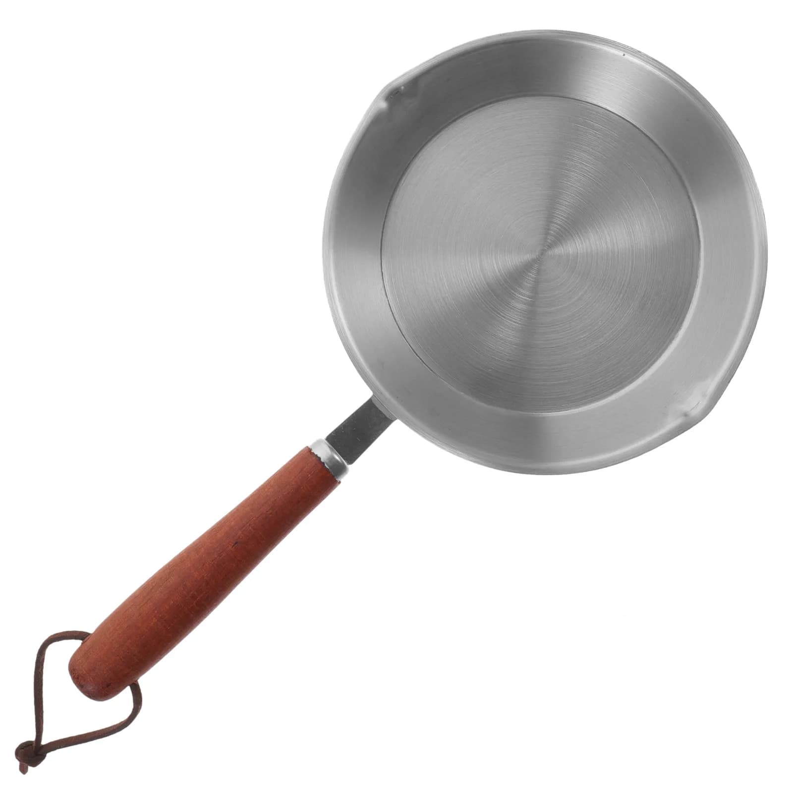 Padella Antiaderente in Acciaio Inossidabile con Base Piatta, Anti-deformazione, Perfetta per Uova, Pancake, Omelette - Utensile da Cucina
