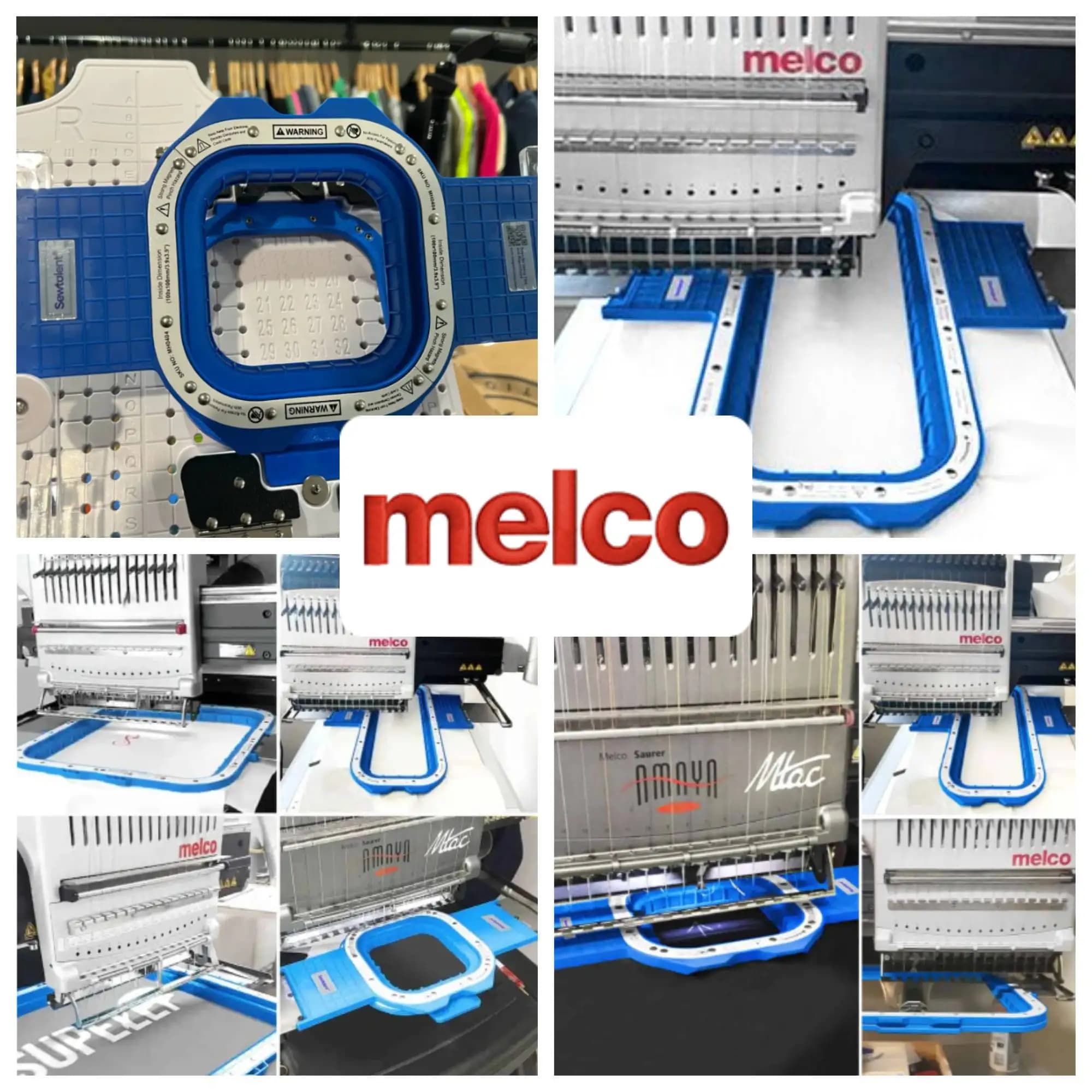 Melco Magnetic Hoop Embroidery Frame For Melco Amaya Bravo XT XTS EMT16X Plus Bernina E16 Embroidery Machines Hoop