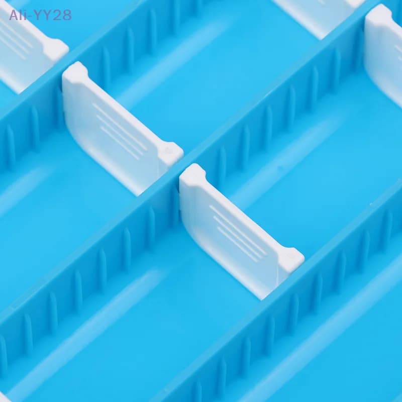 {MX} Single-layer fishing gear box with removable dividers Fake bait box for portable artificial baits Plastic soft bait organizer equipment