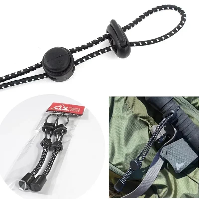 2/4PC Backpack Walking Stick Holder Trekking Hiking pole fixing tie rope camping equipment outdoor climbing multitool tools