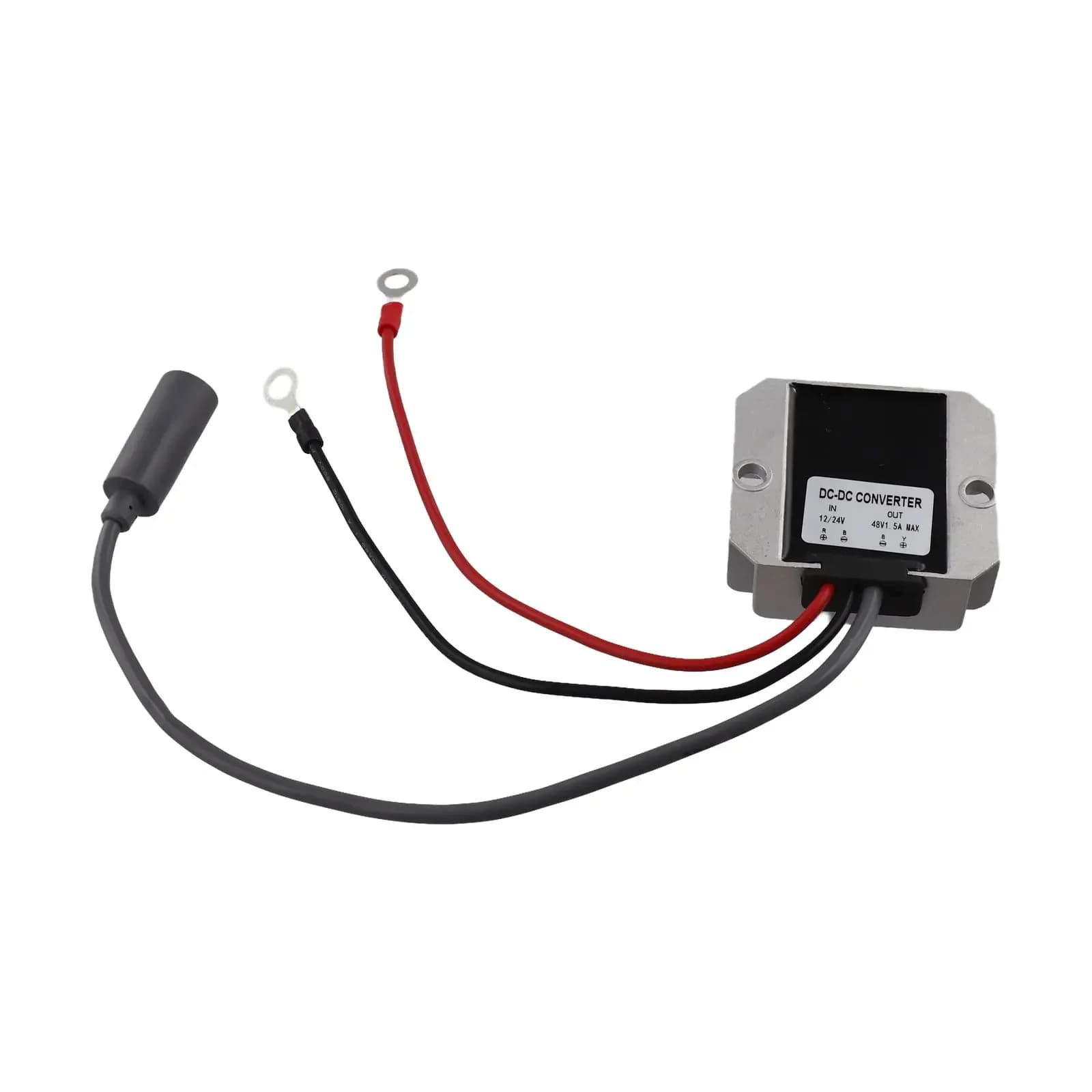 Convertitore di potenza dal design robusto per viaggi, dispositivo di conversione di potenza, convertitore DC portatile, adattatore da 12V a 48V, design leggero