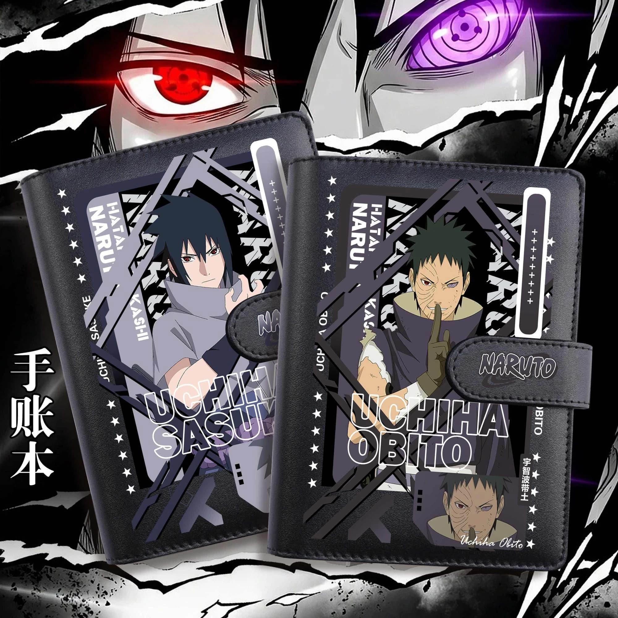 Naruto Notebook Kakashi Obito Student Sasuke Itachi School Stationery Writing Journal Notepad Anime Fans Office Supply Gift