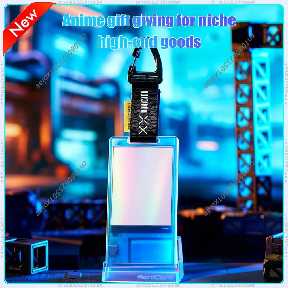 Magic Card Electronic Pass Badge NFC Bluetooth Smart Digital Badge Customizable GIF Screen Anime Trendy Pendant Birthday Gifts