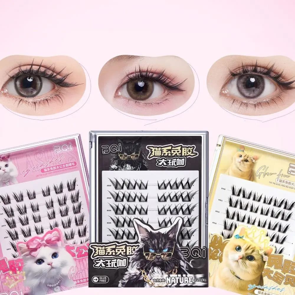 Extension self-adhesive scarves, DIY makeup, reusable individual fake eyelashes, makeup tool
