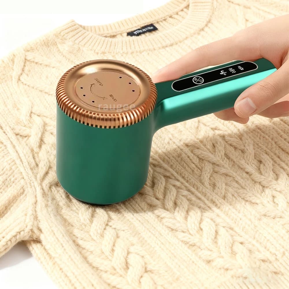 Levapelucchi per abbigliamento LED elettrico digitale levapelucchi per pellet USB ricaricabile Fuzz tessuto rasoio maglione tessuto rasoio