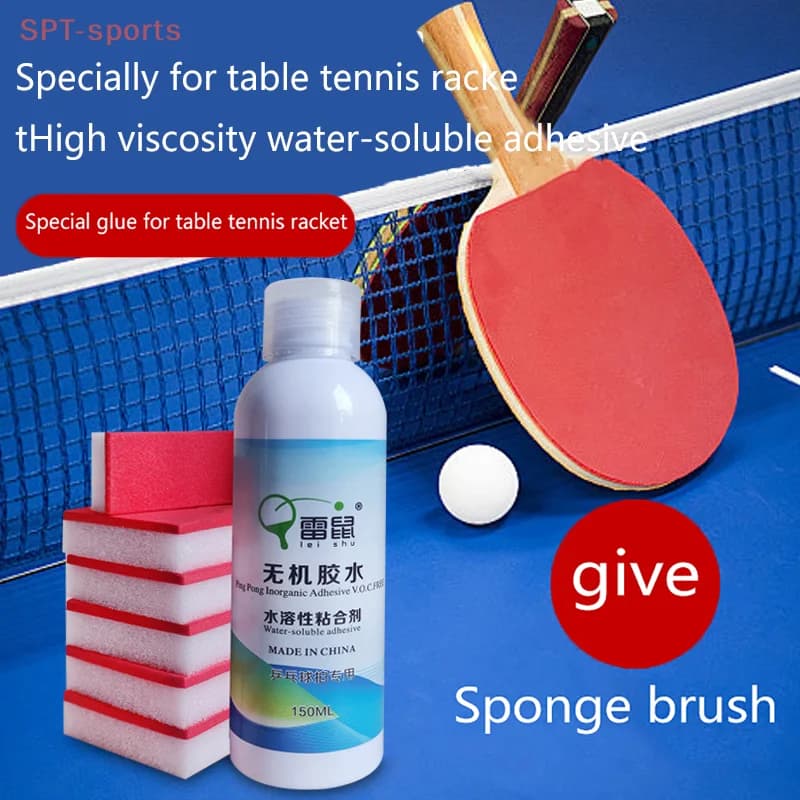 50/100 ml water-based water glue for ping pong rack Accessories for ping pong Professional approved accessories ITTF