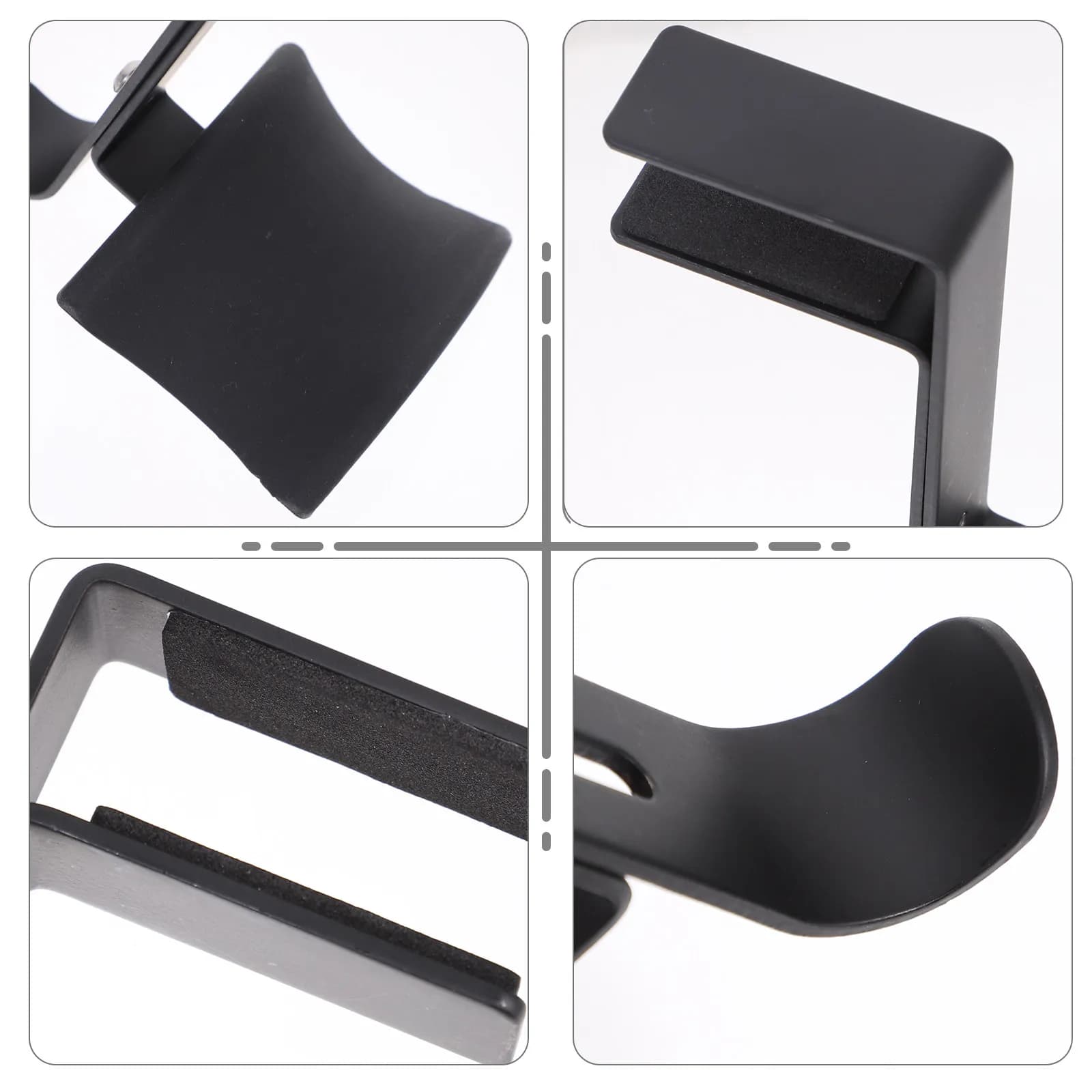 Premium Adjustable Headphone Stand Metal Frame PU Earpad Protection Curved Design Headset Holder for Gamers Computer