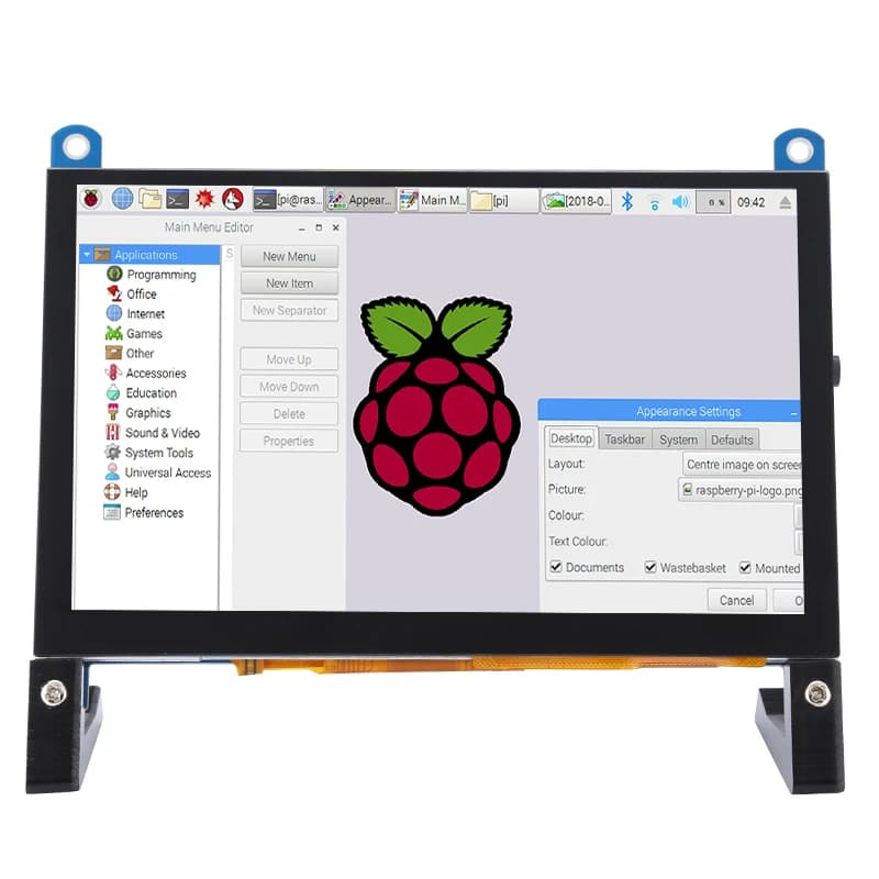 New 5-inch TFT LCD Display Monitor Touch Screen 800*480 pixels RGB USB HDMI-compatible for Raspberry Pi 5 4B 3B + AIDA64