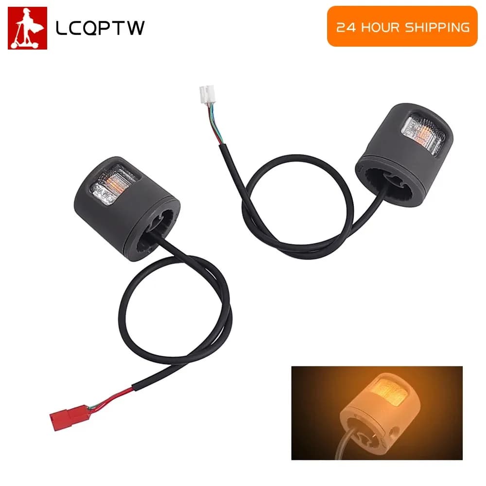 Indicatore di direzione per Xiaomi 4 Lite (2a generazione) Maniglia per scooter elettrico Coda sinistra o destra Spia di avvertimento Luci di sicurezza Parte