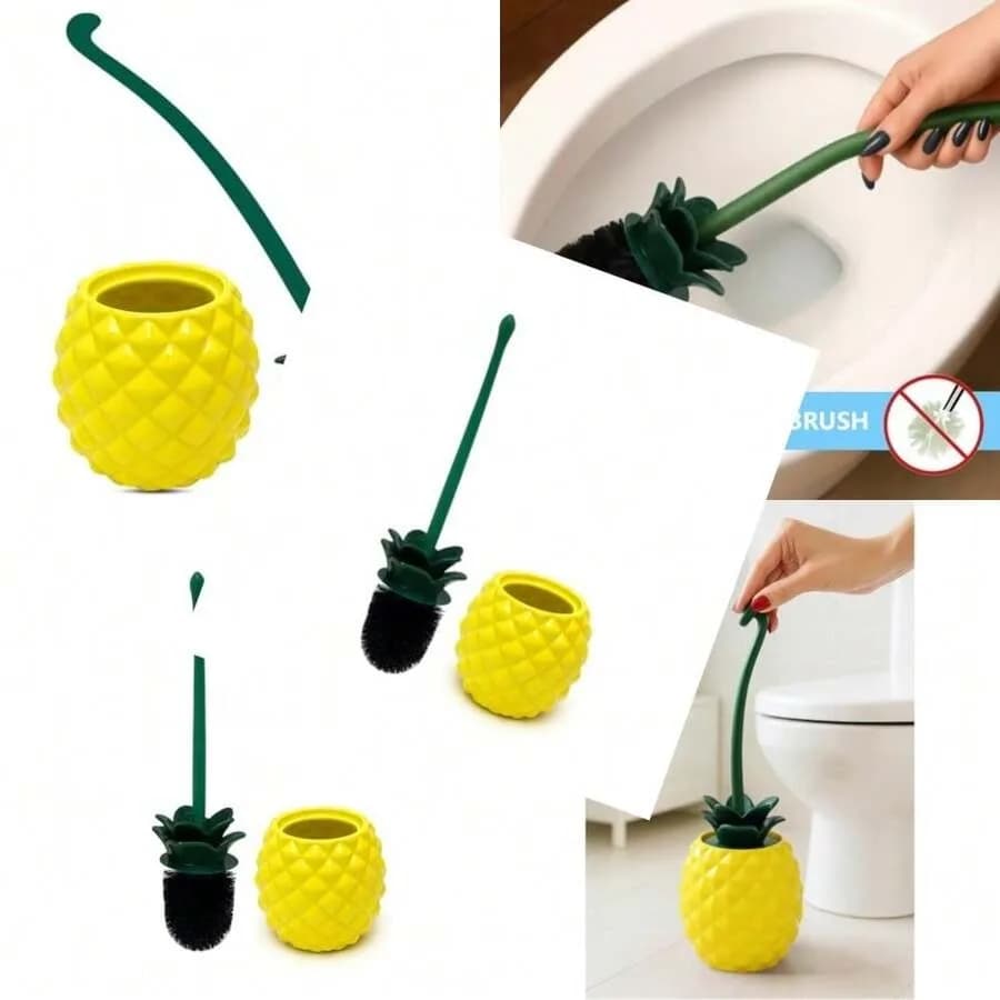 Deep And Sturdy Toilet Bowl Brush With Holder - Bowl Brush - Durable Scrubbing - Toilet Cleaners - Household Essentials - Bathr