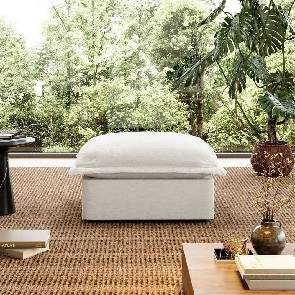 Divano Componibile Cloud-Soft con Seduta Profonda, Letto Convertibile, Rivestimenti Lavabili
