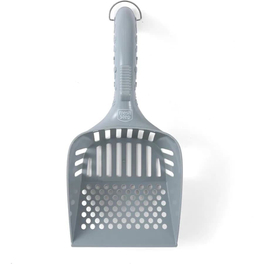 Paletta per lettiera tutto in uno - Paletta per lettiera per gatti veloce e facile da usare - Pala profonda con impugnatura ergonomica per lettiera per gattini a S