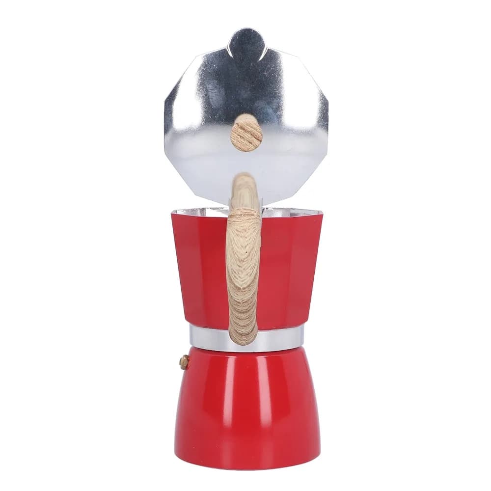 Caffettiera Moka da 300ML in Lega di Alluminio Colorata, Resistente, per Uso Domestico, per Preparare Espresso sul Fornello