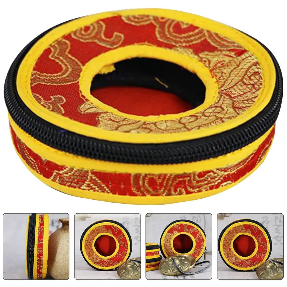 Premium Nepal Bell Sleeve Delicate Handmade Workmanship Meditation Bell Container for Tibetan Tingsha Bells and Religious