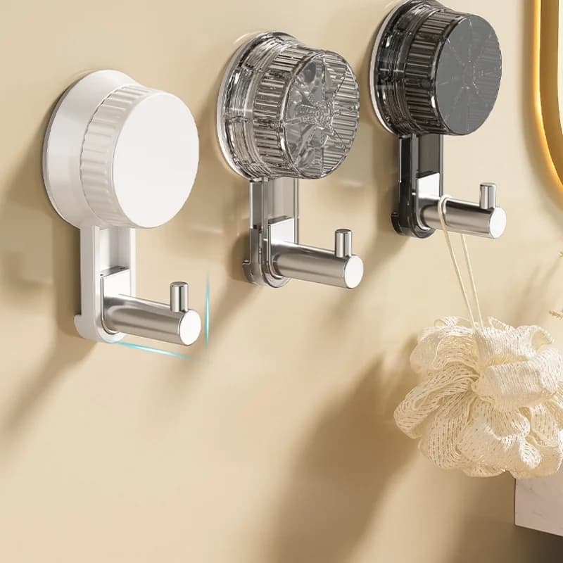 Ganci a ventosa super resistenti multiuso, impermeabili, per asciugamani, accessori da bagno, cucina, con potente aspirazione.
