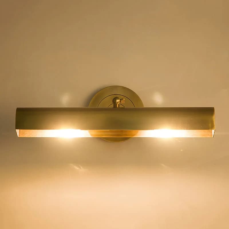 Soggiorno corridoio lampada da parete in rame specchio da bagno illuminazione anteriore armadio sala espositiva negozio Indoor