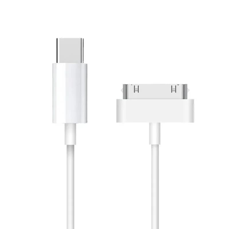 Adattatore cavo da 1M 30 pin a USB C Cavo dati di ricarica Nano Touch per iPhone 4 4S 3G 3GS IPad 2 3 IPod Tipo C a 30 pin Cavo di ricarica
