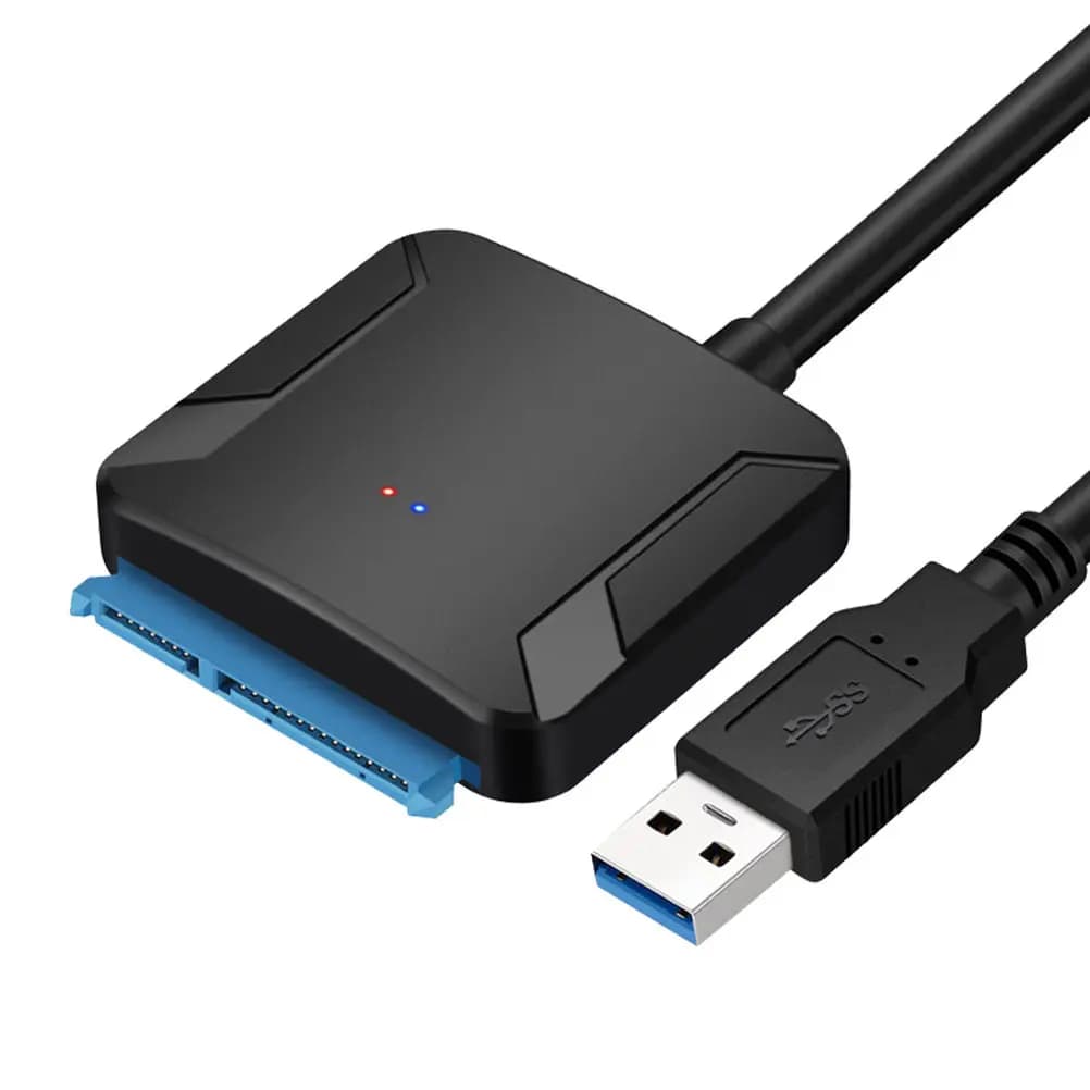 Cavo Adattatore USB 3.0 per SSD/HDD da 2,5 Pollici, Dispositivo di Archiviazione Esterna, Trasferimento Dati Veloce, Backup e Clonazione Portatile