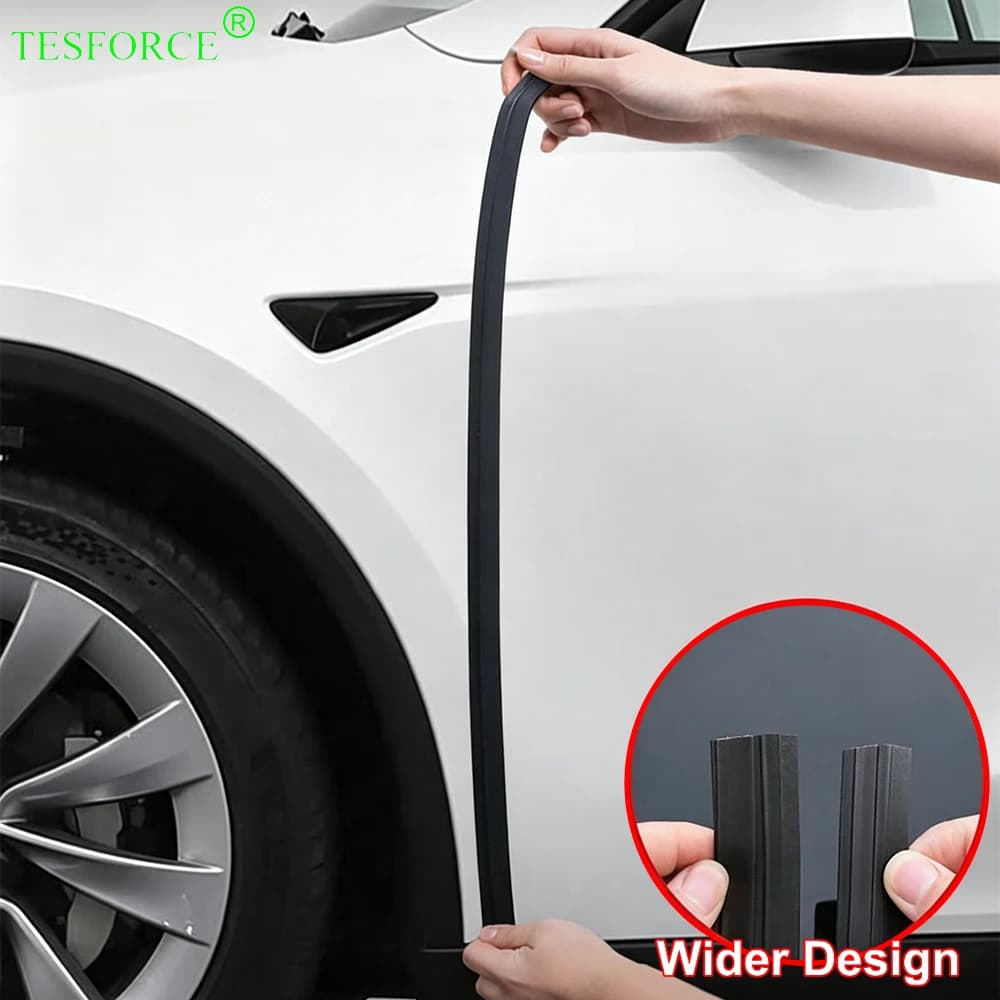 For Tesla Model Y L 2025+ Door Seal Strip Kit Soundproof Rubber Weather Strip Sunroof Seal B-Pillar Sealing Wind Noise Reduction