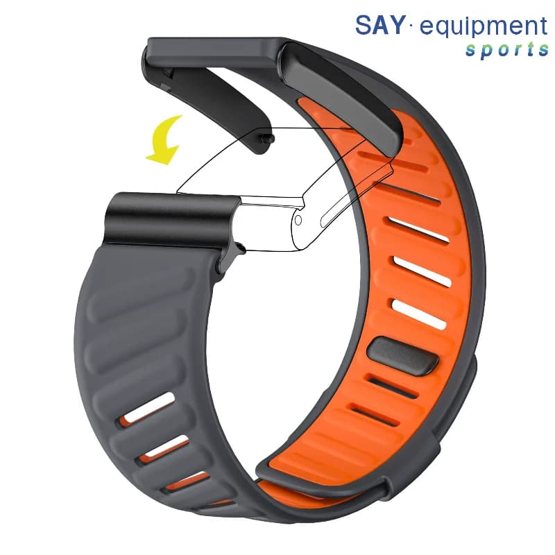 Silicone Adjustable Sports Bracelet Breathable Fitness Tracker Cardiofrequencymetro Accessories for outdoor sports
