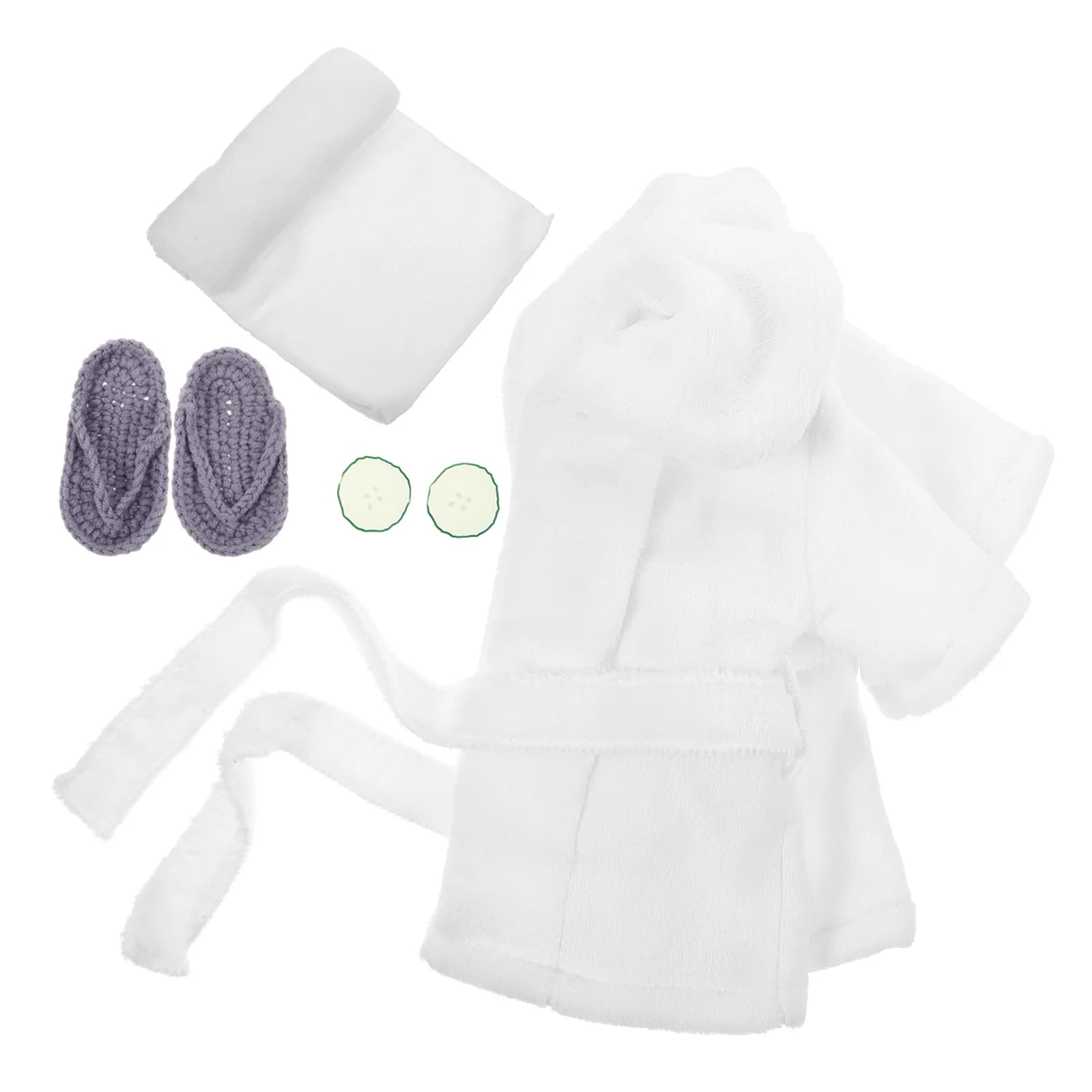 1 set 1 set neonato fotografia accappatoio set morbido corallo asciugamano in pile per bambino carino asciugamano da bagno vestito per il compleanno
