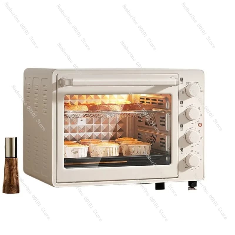 Forno Friggitrice ad Aria da 30L, Forno a Circolazione Multifunzione, Cottura e Frittura a Basso Contenuto di Olio e Grassi, Elettrodomestico per Pane e Dolci
