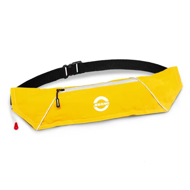Giubbotto di Salvataggio Gonfiabile Professionale Manuale/Automatico, Cintura di Sicurezza, Borsa, Giacca da Pesca, Anello di Nuoto, Galleggiante PFD