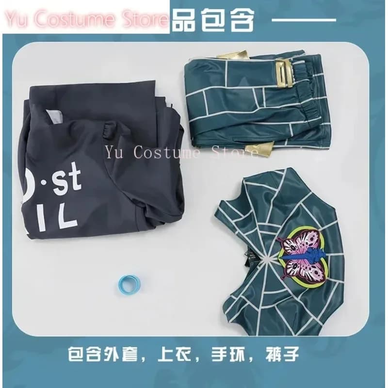 Anime Cosplay Cujoh Jolyne Versione TV Uniforme di Halloween Donna Abiti da festa di carnevale Yu Costumea;3,v'5.t;8,