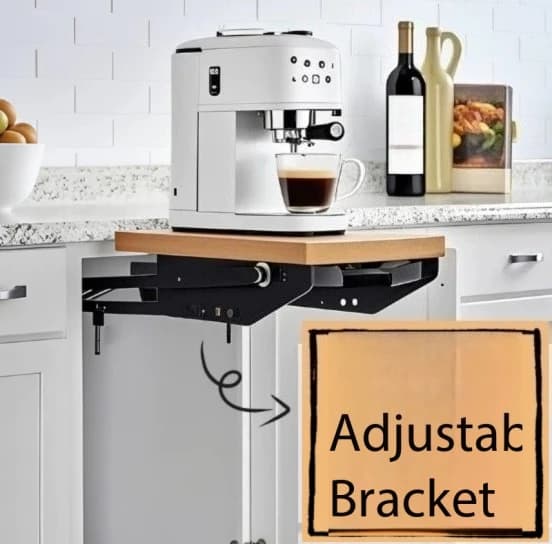 for Mixer Storage New Hidden Kitchen Lifting Cabinet System - Spring Rack Automatic Mechanical Telescopic Lift Shelf