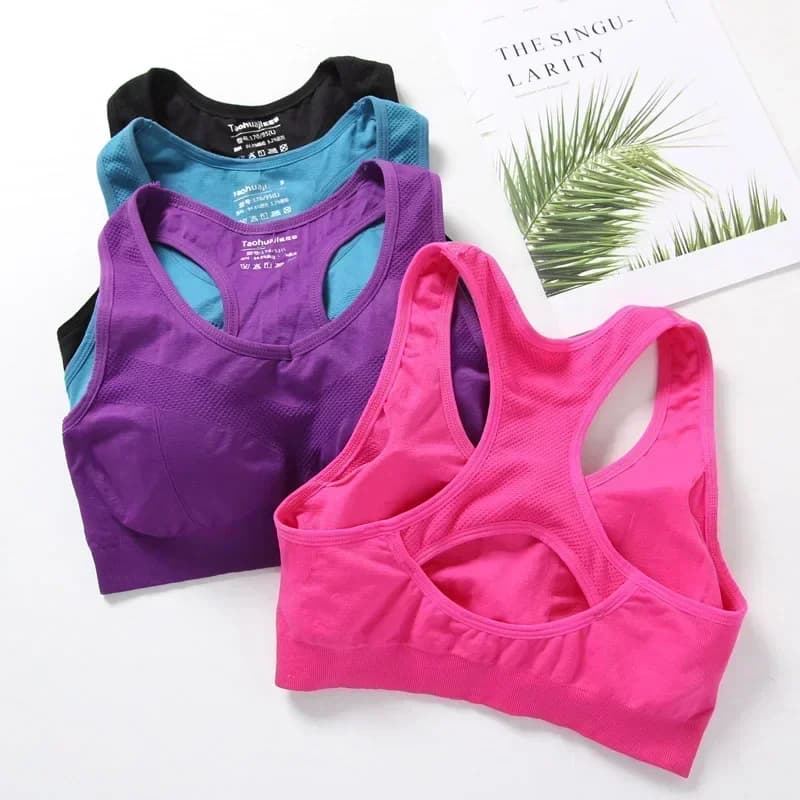Reggiseno sportivo da donna Top Push Up reggiseno Fitness intimo sportivo Top gilet da corsa traspirante reggiseni attivi da palestra