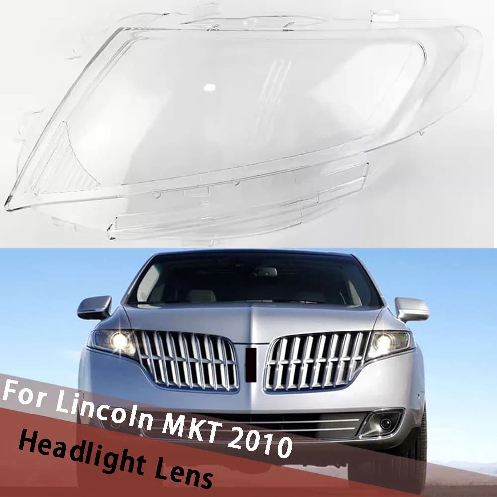 Per Lincoln MKT 2010 Faro Copertura Maschera Trasparente Faro Borsette Lente Plexiglass Sostituire Paralume Originale Coprilampada