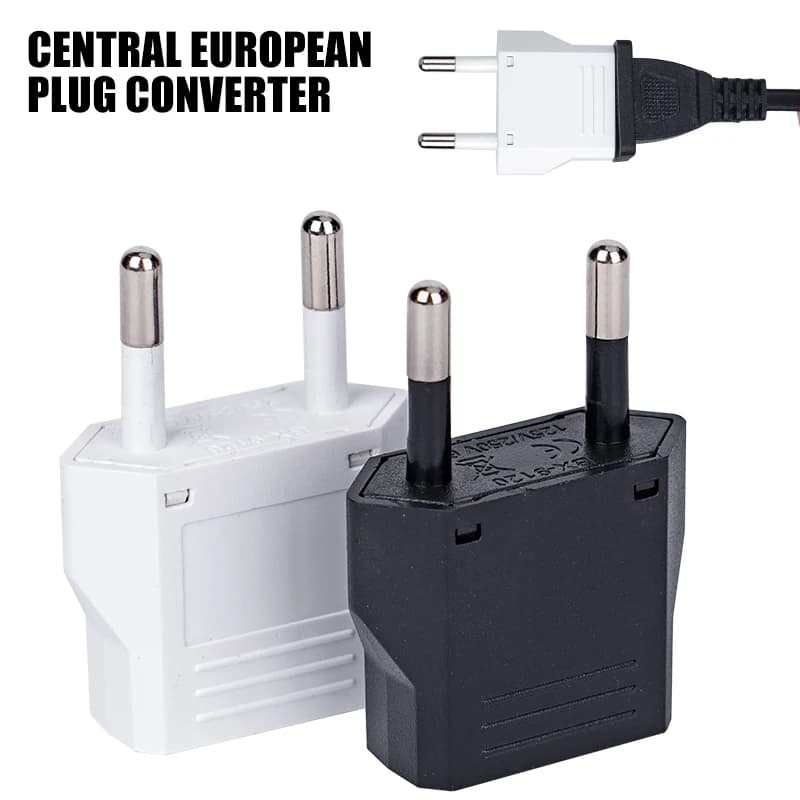 Adattatore convertitore da viaggio adattatore UE 1PC americano Cina spina USA a UE spina europea adattatore elettrico presa elettrica CA