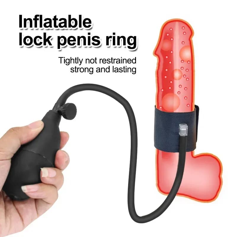 Gonfiabile Anelli Del Rubinetto Masturbatore Maschile Giocattoli Del Sesso Per Gli Uomini Vibratori Pompa Del Pene Ingrandimento Del Pene Giocattoli Sexy Per Le Coppie Anello degli uomini