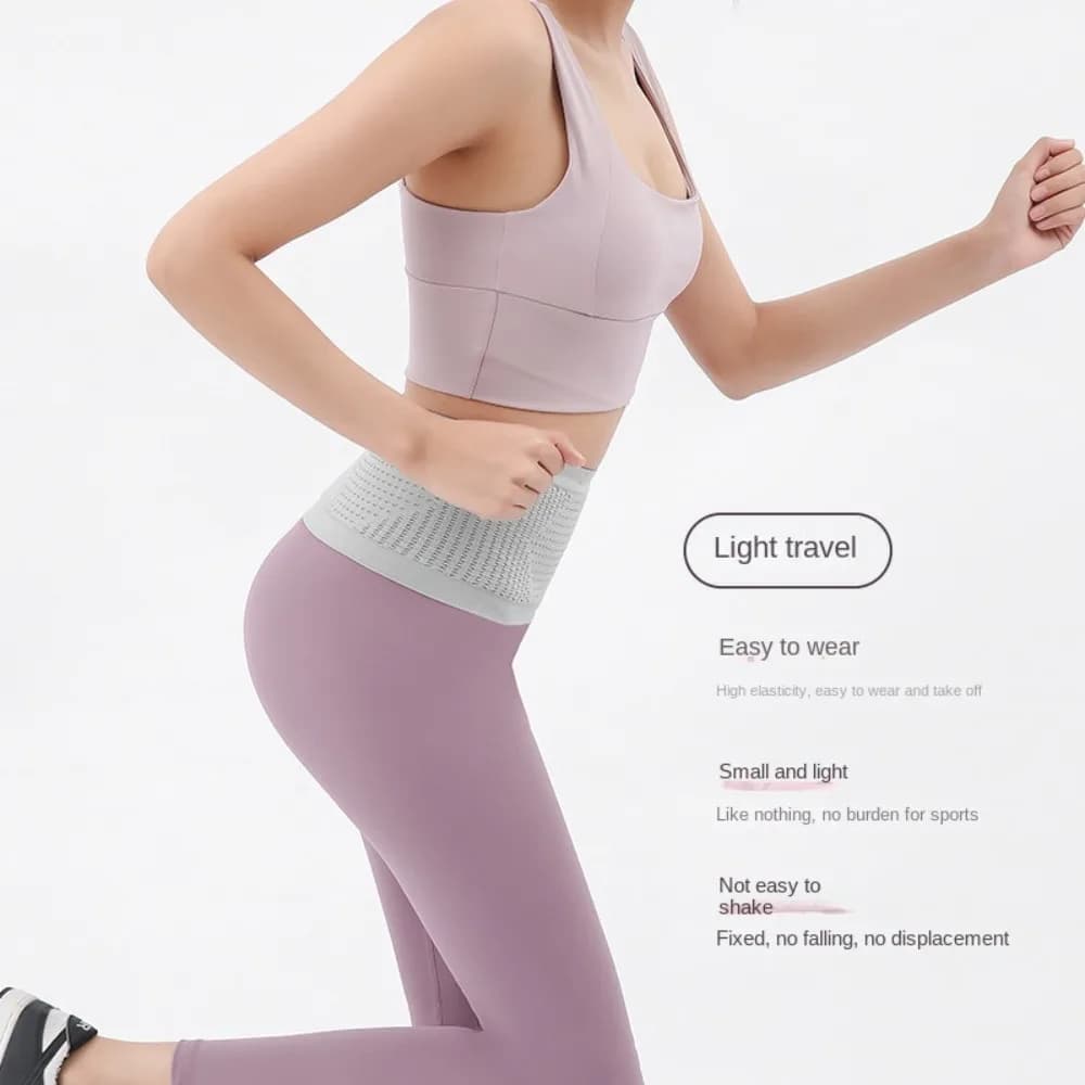 Seamless Invisible Running Waist Belt Bag Lightweight Thin Marathon Yoga Mobile Phone Bag for Cell Phone Money and Keys Unisex