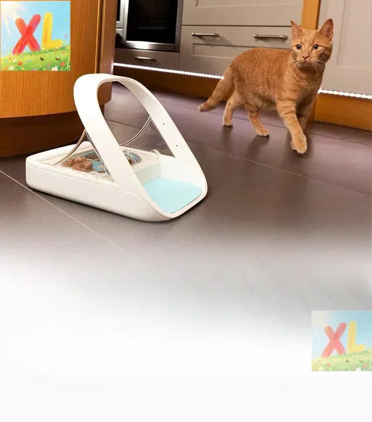 Surefeed UK Chip Riconoscimento Induzione Alimentatore automatico Ciotola per gatti per animali domestici Cuccioli Alimenti bagnati Freschi e a prova di insetti