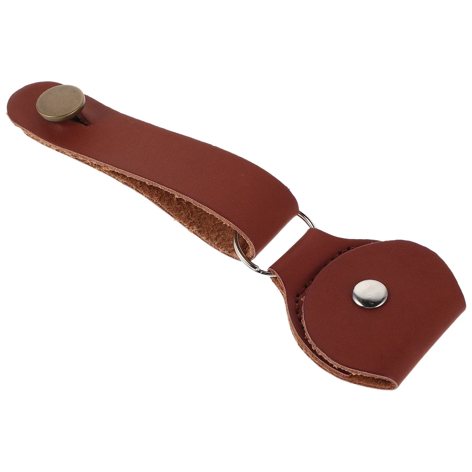 PU Guitar Neck Strap Tie Headstock Adapter Portable Pick Holder Case Keychain Guitar Picks Organizer Adjustable Strap
