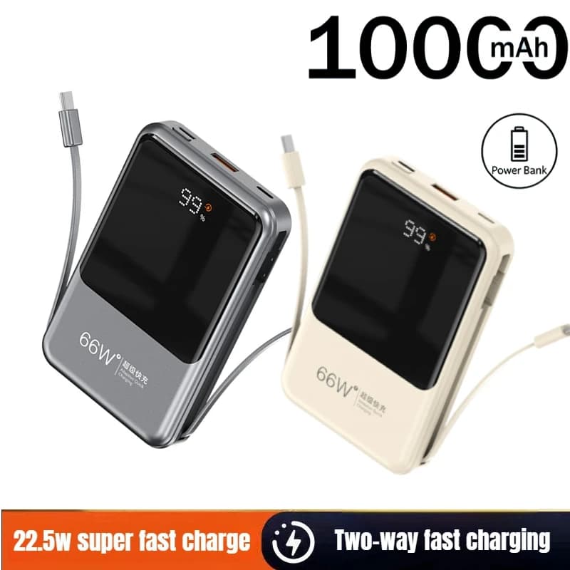 Wireless Charging 66W CCC Super Fast Charging 10000mAh Power Bank for IPhone 16 15 14 13 Samsung S24 Huawei B Xiaomi Power Bank