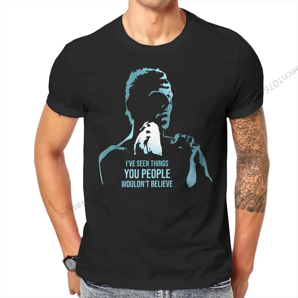 Blade Runner Tears In The Rain Tshirt Homme T-Shirt da uomo In cotone T-Shirt da uomo