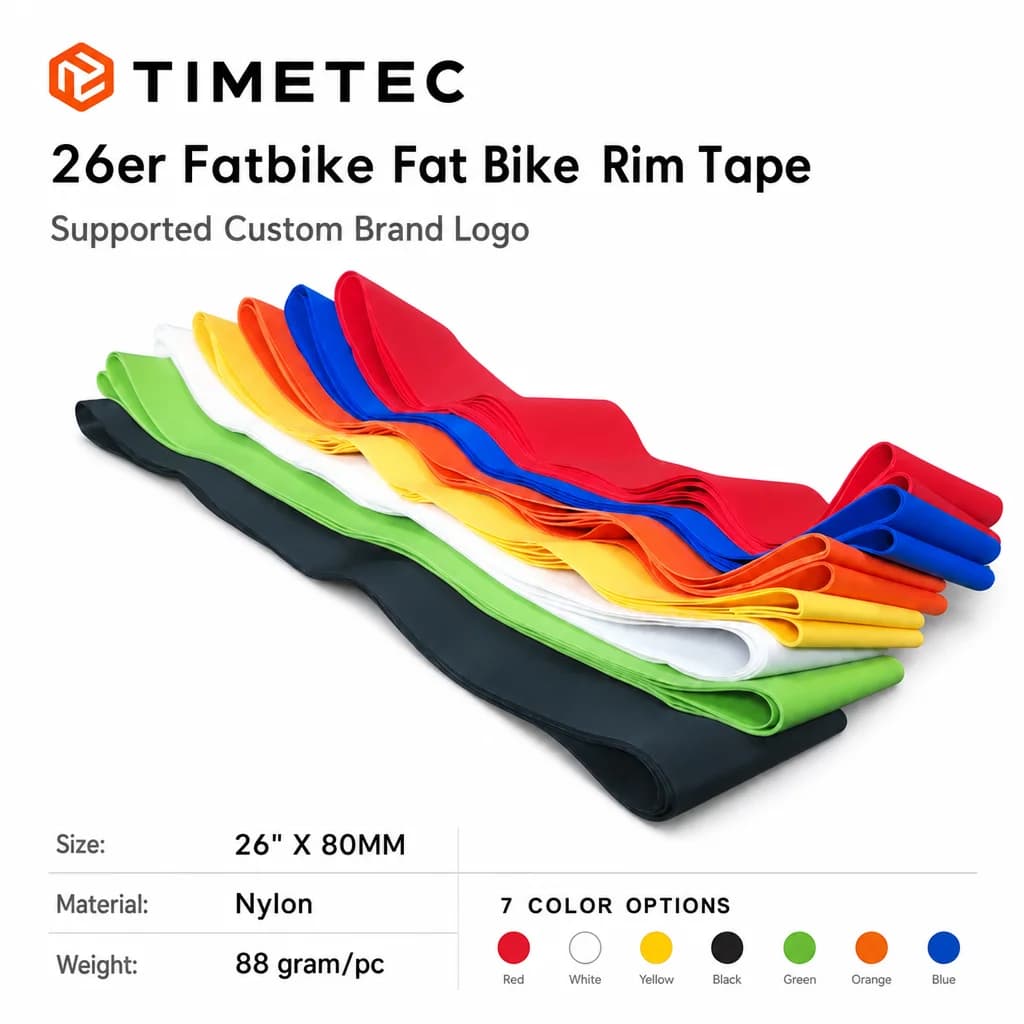 Nastro per Cerchioni Bici Fat Bike 26er 80mm, Protezione Interna per Ruote Bicicletta, Striscia in Nylon ad Alta Pressione
