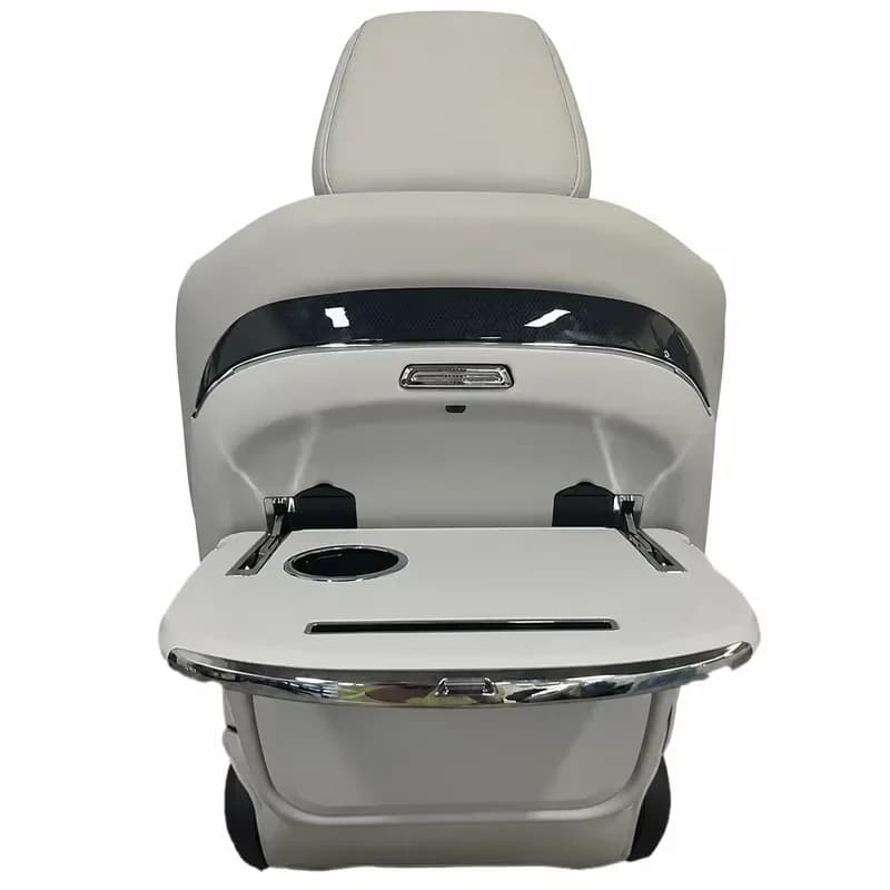 Hot Sale OEM ODM Back Seat Table Tray for Xpeng G6 Accessories EV Rear Foldable Desk with Wireless Charger & Dual Cup Holder