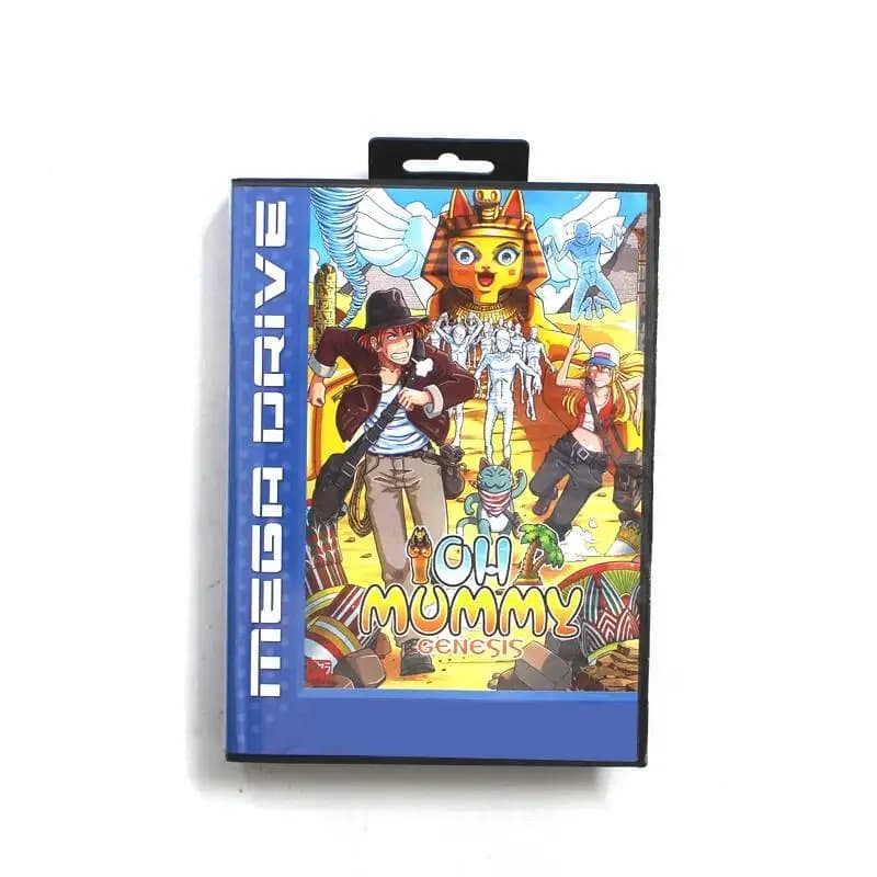 Nuovo arrivo Oh Mummy 16bit MD Game Card per Sega Mega Drive/Genesis con scatola al dettaglio