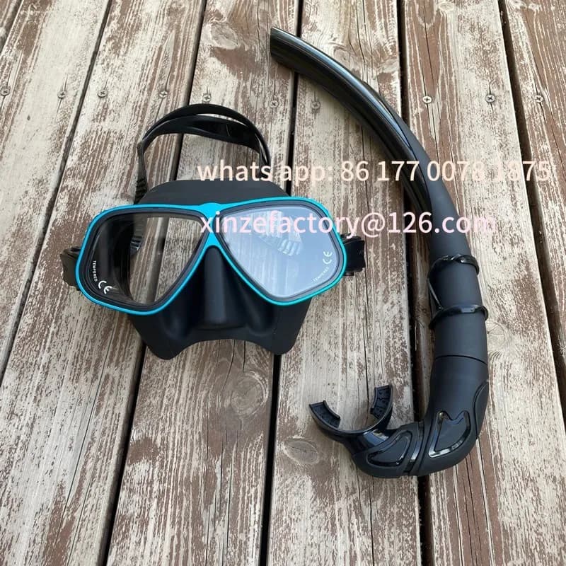 Maschera da snorkeling per immersione libera Apollo personalizzabile Telaio in lega di alluminio a basso volume Attrezzatura da caccia Attrezzatura da immersione Cact Travel