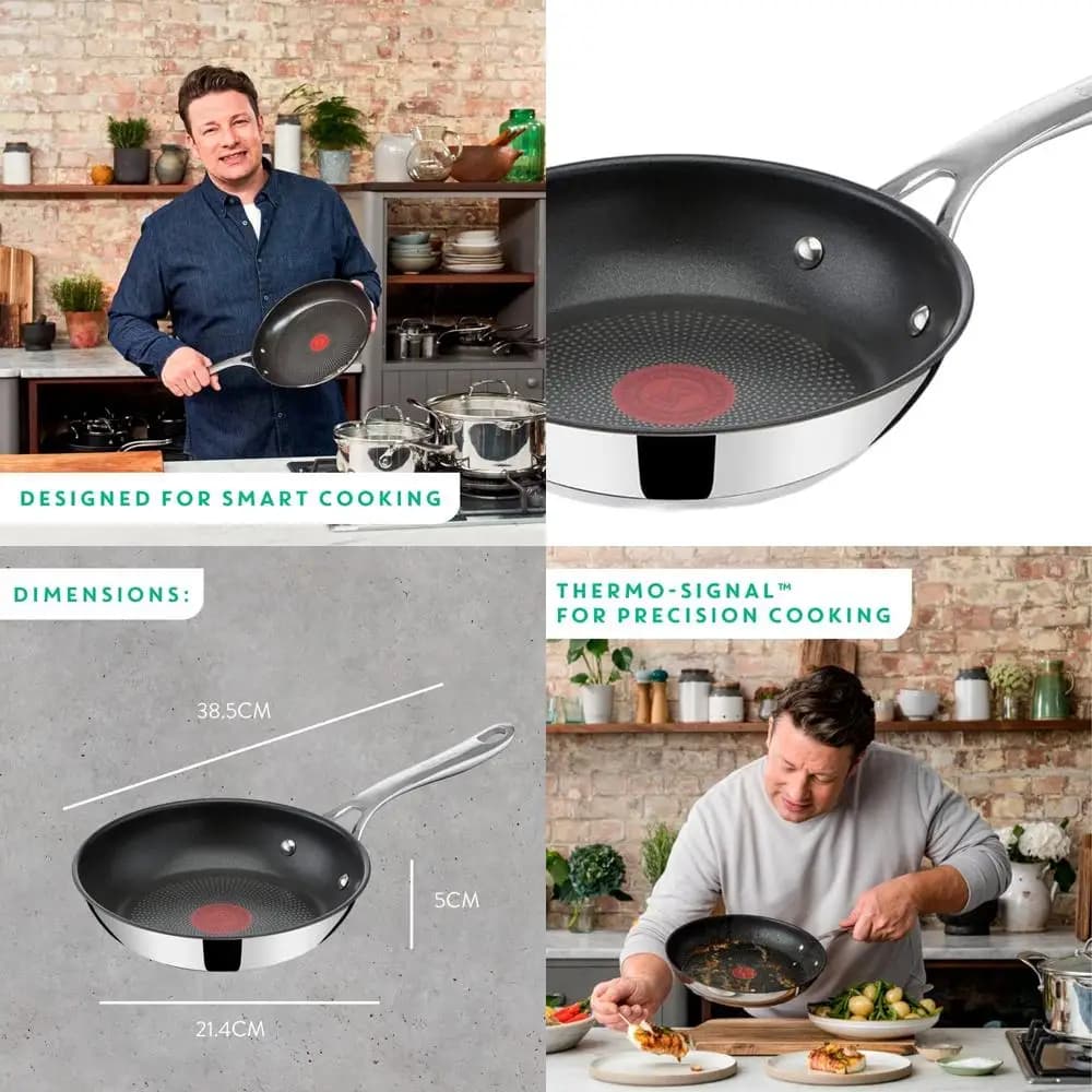 Jamie Oliver 20 cm stainless steel pan from Cooks Direct