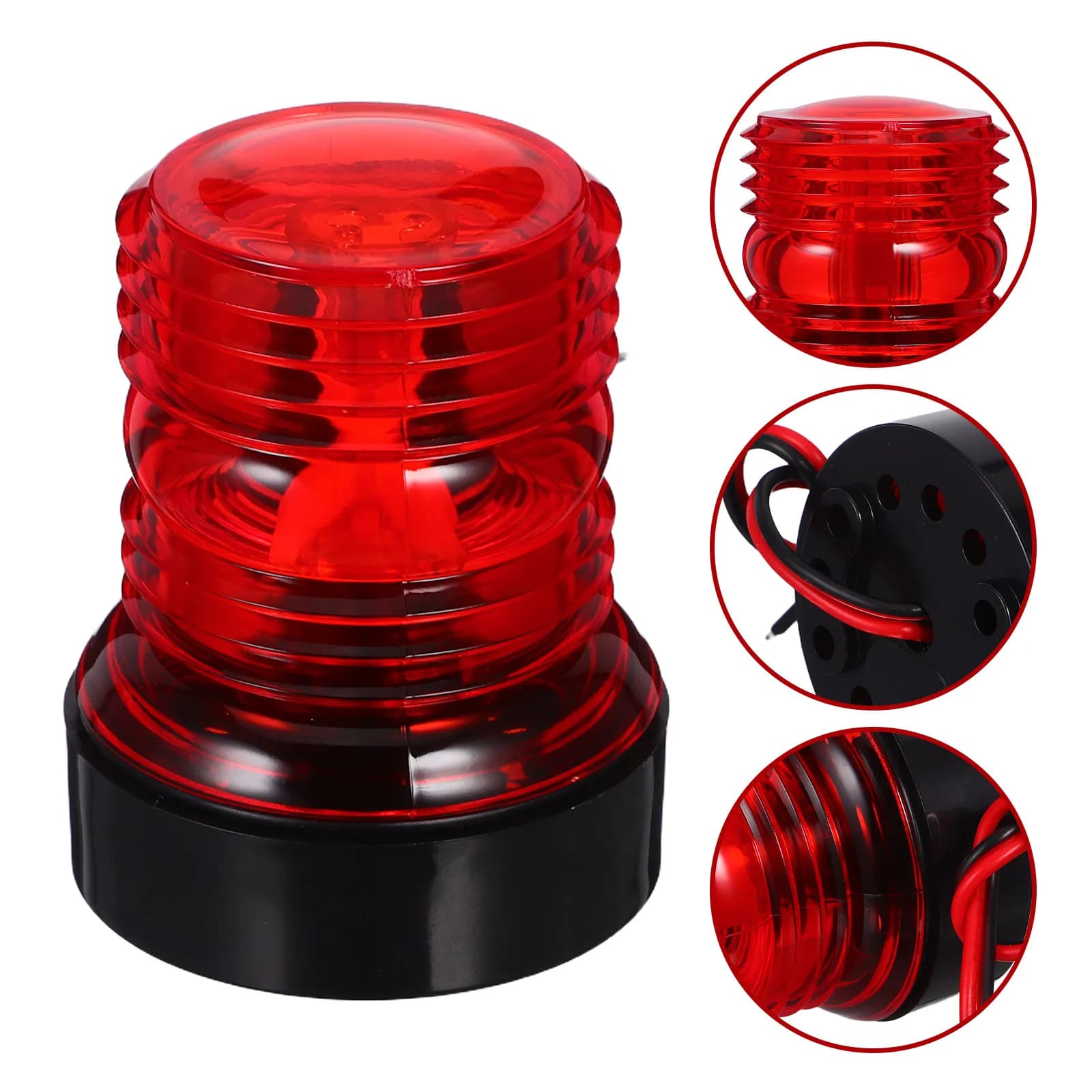 Luce di Ancoraggio LED Impermeabile 12-24V 3W per Navigazione, per Barche da Pesca, Yacht, Vela, Luce di Ancoraggio di Prua e Poppa