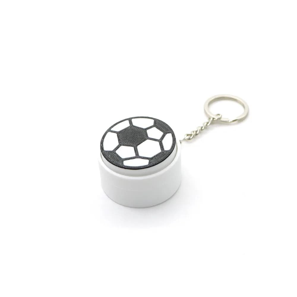 Portachiavi a Forma di Palline Sportive Stampate in 3D, Tema Sportivo, Pallacanestro, Baseball, Calcio, Tennis, in Plastica