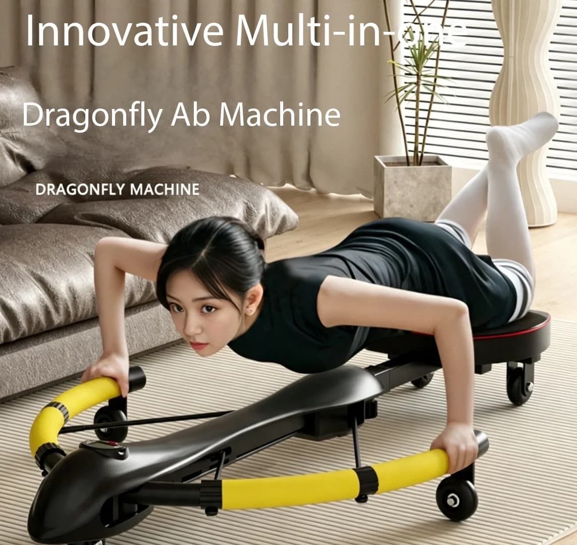 Automatic Rebound Ab Roller Machine,Multi‑Purpose Abdominal Trainer,Home Gym Core Training Device for Crunch & Belly Fat Workout