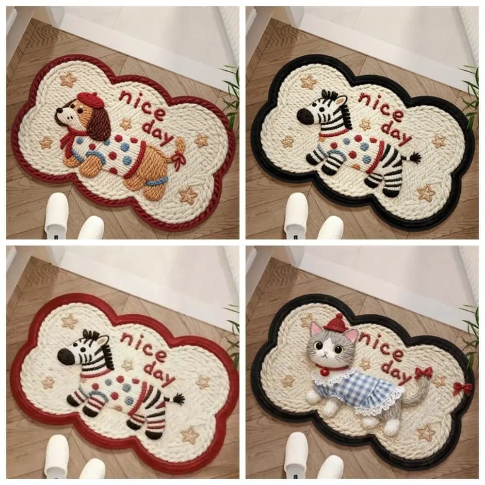 Nuovo Tappetino da Bagno 40*60cm con Retro Antiscivolo, Assorbente, Tappeto con Pony, Superficie Antiscivolo, Tappeti per Casa, Decorazione Domestica