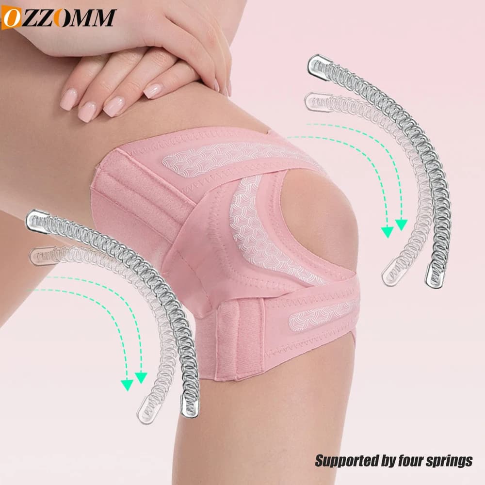 1 Pezzo di Ginocchiera Regolabile per Uomini e Donne, Stabilizzatore per Ginocchio per Compressione e Sollievo dal Dolore, Ideale per Artrite, Distorsioni