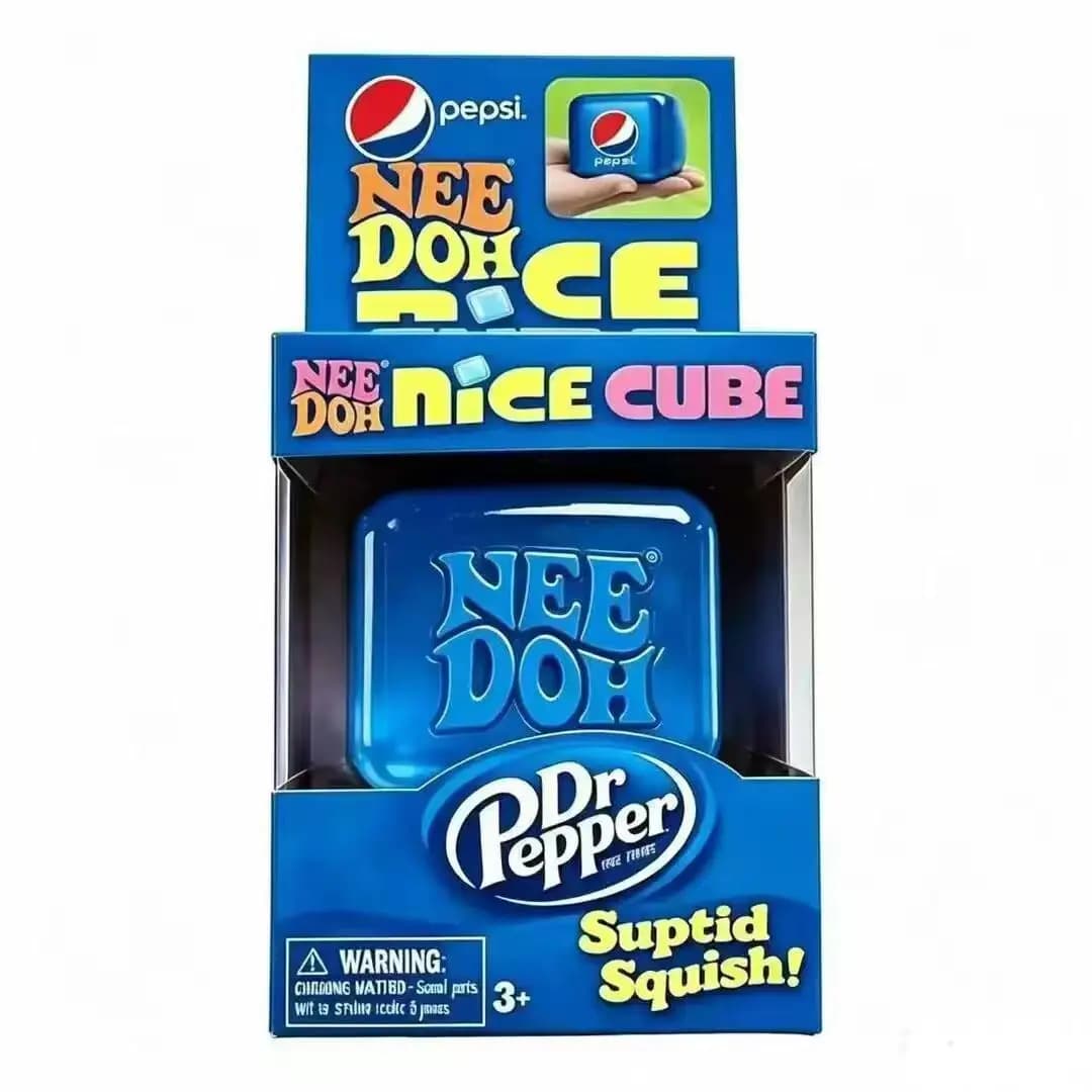 Cubo Antistress Super Squeeze, Giocattolo Morbido Traslucido Rosso, Senza BPA, per Bambini e Adulti